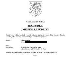 ROZSUDEK JMÉNEM REPUBLIKY